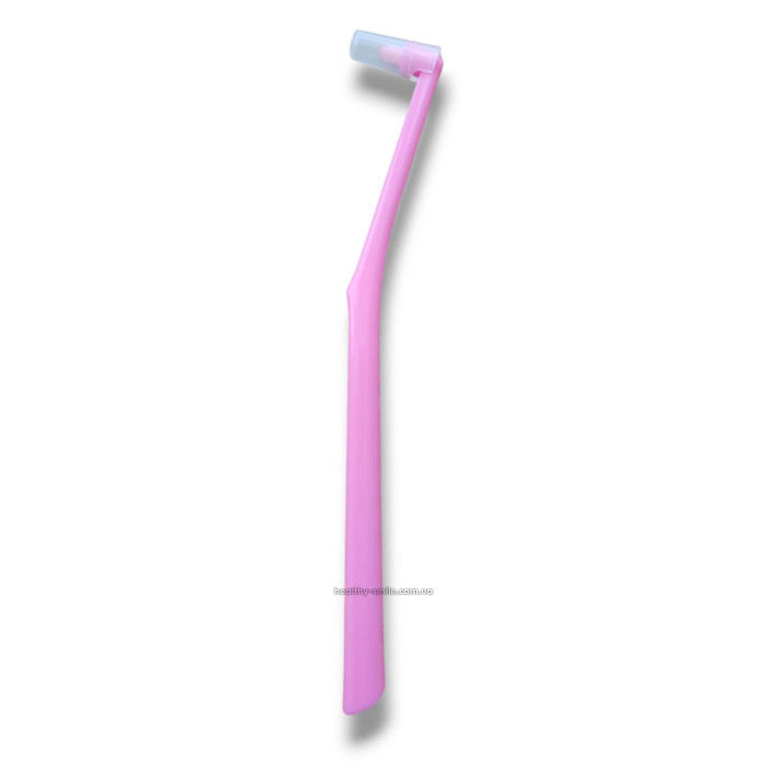 Healthy Smile Tuft Medium 6 мм монопучкова зубна щітка, Рожева